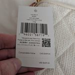 Kate Spade NWTS Textured Tweed Carey 2 Way Purse Cream/White Photo 6