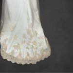 David's Bridal . Style T8818 size 10 wedding dress. 
Worn once. Was cleaned. Photo 4