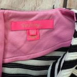 Lilly Pulitzer  Dress Women's Size  XS Alden Striped Bell Sleeve Black White Photo 3