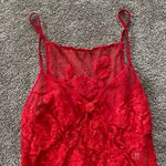 Cinema Etoile Red Lace Chemise SIZE M Size M Photo 1