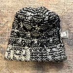 Free Country NWOT  Black and White Knit Beanie with Pom Photo 4