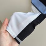 Alo Yoga Elevate Contrast-Panel Sport Leggings, Black/ UV Blue, Size 4 Photo 7