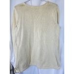 L.L. Bean Butter Yellow Chunky Knit Pullover Top Women’s Size 3X Thick Grandma Photo 2