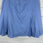 Club Monaco Womens size 10 Pleated Skater Swing Skirt Cotton Blue Coquette Photo 5