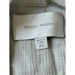 Brochu Walker NWT Maddie Womens XS Tie Front Wrap Shirt Dress Beige Crepe Photo 6