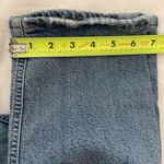 AGOLDE  Riley High Rise Straight Crop Denim Jeans Womens Size 26 Distressed Photo 9