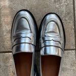 Madewell  The Vernon Leather Loafer Silver Photo 2