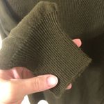 Anthropologie Wrap Front Sweater in Dark Sage Green - Size XS Photo 1