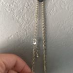 Anthropologie  Shiraleah Eulalia Necklace Turquoise Fringe Chains Photo 4