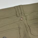 prAna ‎ Khaki Outdoor Hiking Cargo Shorts 9" Inseam Womens 0 Photo 3