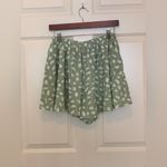 Lulus Sage Green Off-Shoulder Skort Set with White Accents. Size-Small Photo 4
