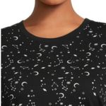 No Bo Nwt Juniors x-small Ringer Tee Short Sleeves Black Scoot Celestial Photo 1