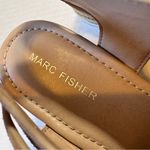Marc Fisher Tan Suede Leather Espadrille Platform Sandals Womens 10 Beachy Shoes Photo 6