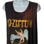 Lauren Moshi Led Zeppelin US Tour 1975 Rhinestoned Maxi Dress Grunge Band XL Photo 2