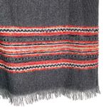 Sag Harbor Vintage Y2K Skirt Long Wool Midi Skirt Size 10 P Gray Red Woven Lined Photo 3