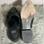 Eileen Fisher Bauer Mules Black Black Suede Mules Crisscross Design Size 8.5 Photo 7