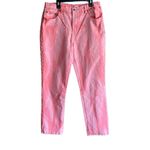 DG2 Diane Gilman Coral Tie Dye Jeans 10 Orange Photo 5