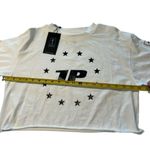 1st Phorm Women’s M Long Sleeve Crop Top White Relaxed Fit Pump Cover New Size M Photo 3