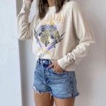 Daydreamer  Women’s Def Leppard Adrenalize Sweatshirt‎ in Ivory Size Med Photo 7