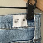 Hudson Jeans Hudson High Rise Zoeey Straight Crop Jeans raw hem distressed knees zip pockets Photo 5