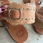 Gladiador Sandals Handmade in Greece Genuine Leather Size 41 Tan Photo 8