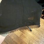 Ecote NWOT Black Lace Sleeve Tunic with Criss Cross Neckline and Semi Sheer Back Photo 4