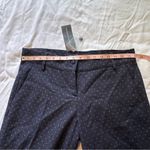 French Connection  Dark Navy Patterned Wool Shorts Size 10 Photo 6