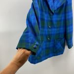 Vintage Al Jean wool plaid fitted blazer 80s Office casual academia size S Photo 8
