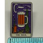 Enamel Metal Pin Tarot The Beer 20 Oracle Card Brooch Multiple Photo 1