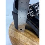 Torrid  Black Patent Mary Jane Chunky Heel Platform Studded Strap Shoes Size 12WW Photo 9