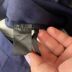 Reformation Side Stripe Flared Pants in Navy Blue White Size US XS Photo 9