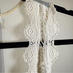 Cottagecore Soft Girl Vest M Bohemian Lace Festival Western Vintage Embroidered Size M Photo 3