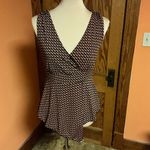 Vtg Y2K geometric plunging sexy tank top Photo 5