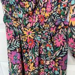 Anthropologie BTFL floral one shoulder‎ long sleeve midi dress small vacation  Photo 3