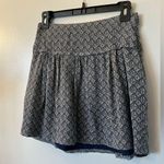 Madewell  Nico Mini Blue Silk Skirt | 0 Photo 2