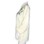 Sundance Shirt Womens Small Ivory Floral Embroidered Cowgirl Western Bohowestern Photo 2