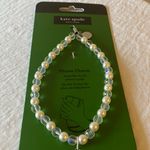 Kate Spade : Faux Pearl/Aqua Blue Bead Phone Charm Photo 9