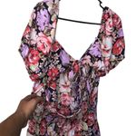 Lila Rose 343. Lily rose midi floral puff sleeve dress with slit size XXL Photo 5