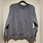 Lacausa NWT  Slater Sweatshirt Washout Grey Size S Oversized Photo 4