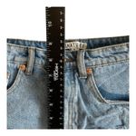 Signature 8 Womens Blue Denim High Rise‎ Button Fly Cut Off Jean Shorts Sz S Photo 7