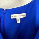 Dress the Population  Sloane Sleeveless Sheath Dress in Electric Blue Size Large Photo 4