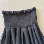 gavano. Strapless Smocked Bandeau Dress Photo 4