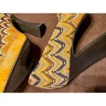 Naughty Monkey  Women's Platform Heels w. Embroidered Exterior, Snakeskin - 6 Photo 6