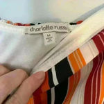 Charlotte Russe Orange Striped Jumpsuit   Photo 3