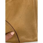 Tignanello Tan Pebble Leather Shoulder Tote Bag Purse Silver Hardware Photo 13
