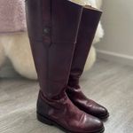 Frye Burgundy Leather  Boots Photo 0