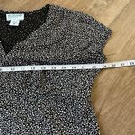 Motherhood Maternity short sleeve blouse top floral vine women’s size medium Photo 10