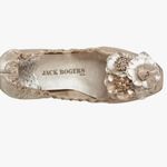 Jack Rogers Women's Tansy Flower gold flats  MOC sz 8.5. Photo 1
