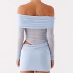 Peppermayo  Mini Dress no doubt cutout mesh womens Blue size 2XL party going out Photo 4