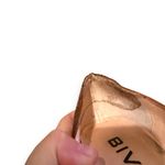 Biviel Brown Leather Mary Jane Slip On Kitten Heels‎ Sz 8 Photo 11